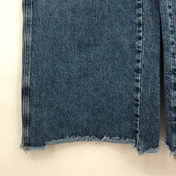 Free People 31x32 Ollie Extreme Wide Leg Jeans we the free busted knee 0401 - Picture 7 of 13